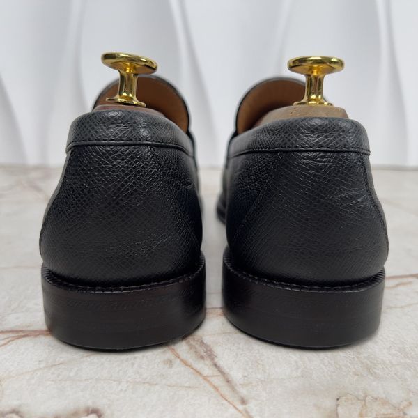 Major Loafers Taiga Black Leather