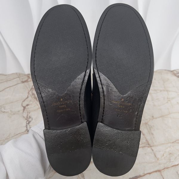 Major Loafers Taiga Black Leather