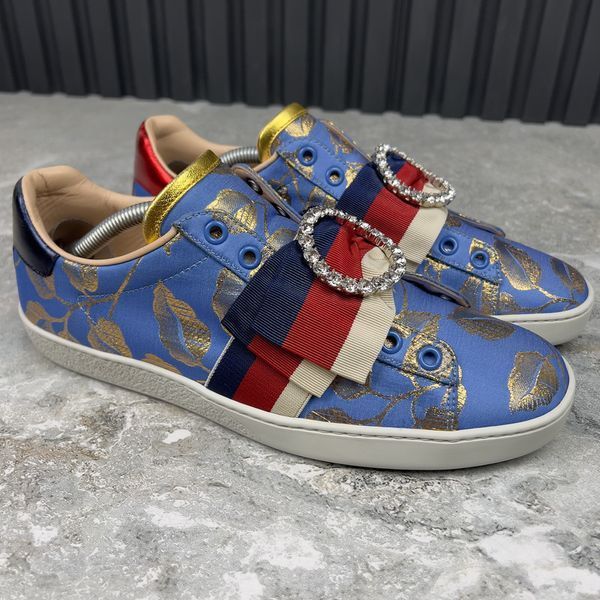 Ace Sneakers Crystal Sylvie Blue Lace