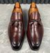 Loafers Brown Leather Tasseled