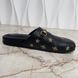 River Horsebit Bee Star Embroidered Mule Leather
