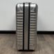 Rimowa Topas Classic Suitcase Gray Aluminum Leather Trim