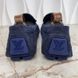 LV Driver Monogram мокасини сині замшеві 3827 фото 3