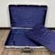 Rimowa Topas Classic Suitcase Gray Aluminum Leather Trim