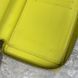 Damier гаманець на застібці жовтий шкіряний 001WLV фото 1