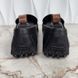 Hockenheim Damier Infini Driving Moccasins Black Leather