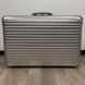 Rimowa Topas Classic Suitcase Gray Aluminum Leather Trim