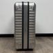 Rimowa Topas Classic Suitcase Gray Aluminum Leather Trim