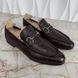 Tom Ford Era Horsebit Loafers GG Guccissima Embossed Brown Leather