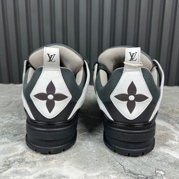 LV Trainers Sneakers Monogram Gray Fabric