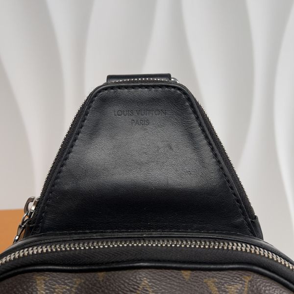 Avenue Monogram Macassar LV Canvas Slingbag
