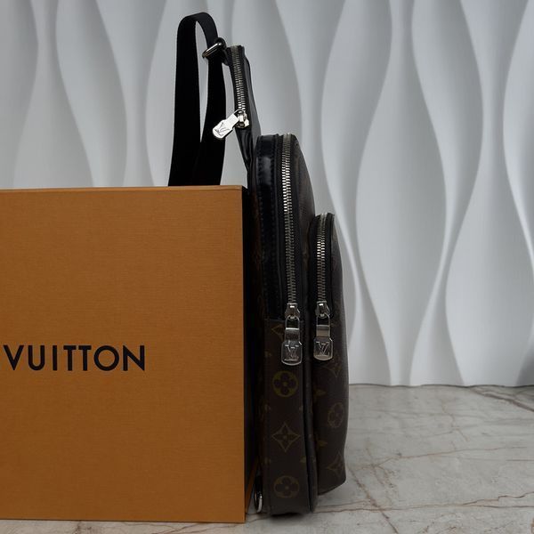 Avenue Monogram Macassar LV Canvas Slingbag