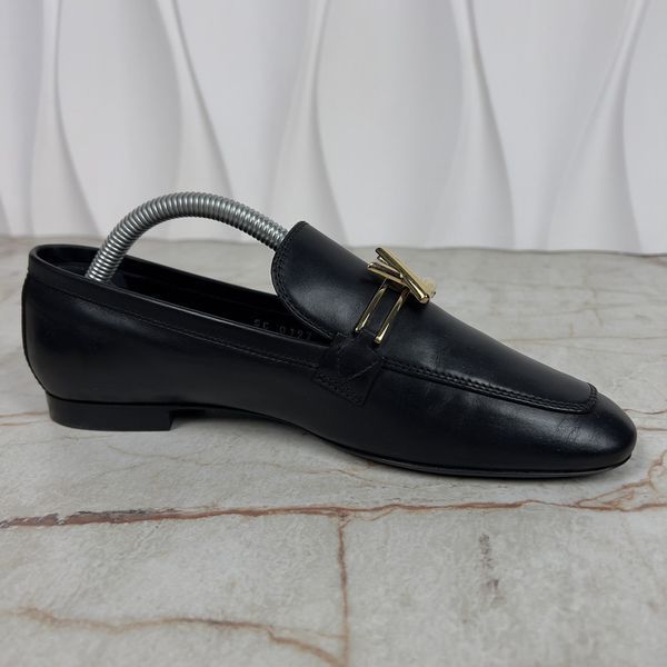 Upper Case Loafers Black Leather