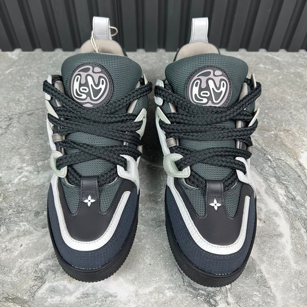 LV Trainers кросівки сірі 2842 фото