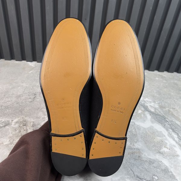 Jordaan Horsebit Loafers Blue Navy Canvas