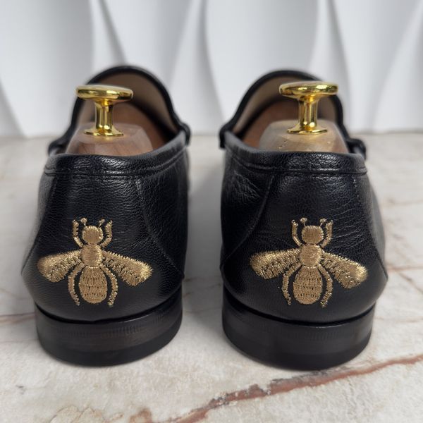 1953 Horsebit Loafer Bee Tweed Black Leather