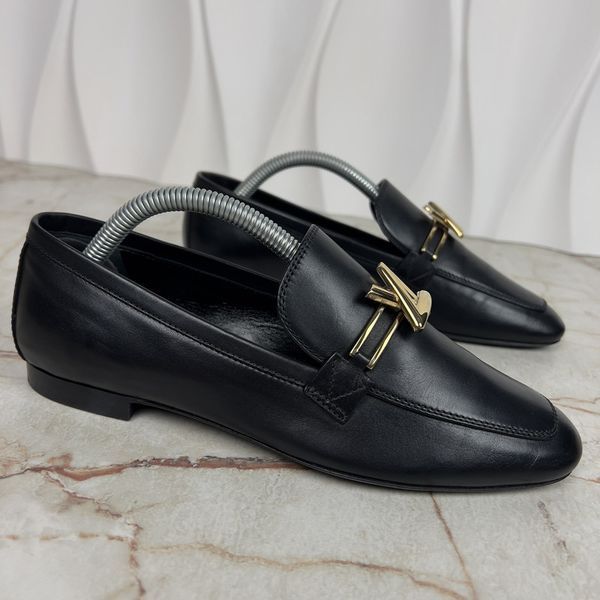 Upper Case Loafers Black Leather