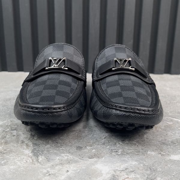 Hockenheim Moccasin Graphite Damier Canvas