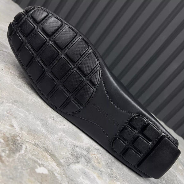 Monte Carlo Moccasins Black Leather