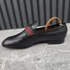 Donnie Double GG Web Loafers Black Leather