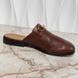 River Horsebit Clogs Brown Leather