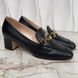 Zumi GG Logo Pumps Black Leather