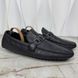Hockenheim Damier Driving Moccasin Black Leather