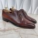 Alessandro Demesure Dress Shoes Oxfords Textured Brown Leather