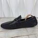 Hockenheim Damier Driving Moccasin Black Leather