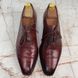 Alessandro Demesure Dress Shoes Oxfords Textured Brown Leather