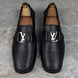Monte Carlo Moccasins Black Leather