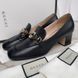 Zumi GG Logo Pumps Black Leather