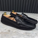 Monte Carlo Moccasins Black Leather