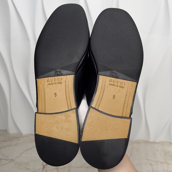 Princetown Horsebit Mule Black Leather