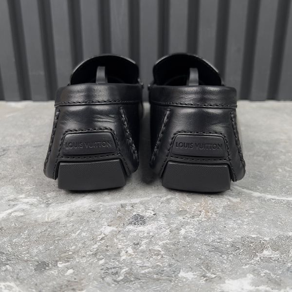 Monte Carlo Moccasins Black Leather