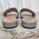 Marmont Double G Mule Sequin Silver Leather