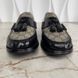 Millenial Ribot Tassel Loafers Supreme GG Canvas Beige Ebony Black Glaized Leather
