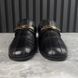 Tiger Embellished Loafers Black Leather