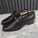 Tiger Embellished Loafers Black Leather