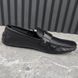 Monte Carlo Moccasins Black Leather