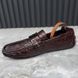 Monte Carlo Maroon Crocodile Alligator Skin
