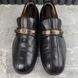 Tiger Embellished Loafers Black Leather