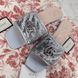 Marmont Double G Mule Sequin Silver Leather