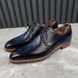 Highbury Derby Dress Blue Patina Leather
