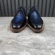 Highbury Derby Dress Blue Patina Leather