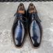 Highbury Derby Dress Blue Patina Leather