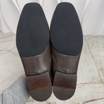 Infini Damier лофери коричневі шкіряні 3345 фото