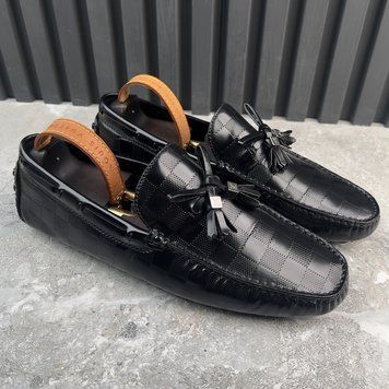 Arizona LV Moccasins Damier Infini Black Leather