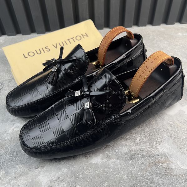 Arizona LV Moccasins Damier Infini Black Leather