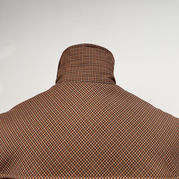 LIVE Houndstooth Wool Blend Button Up Jacket